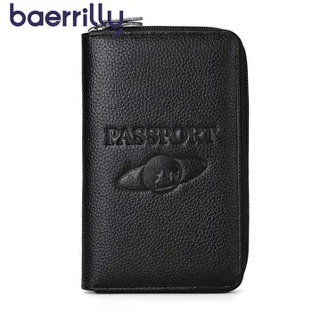 

Ladies Coin Purse Wallet Passport Cover Female Rfid Credit Card Holder Genuine Leather Women Wallet Long Clutch Bags Tarjetero