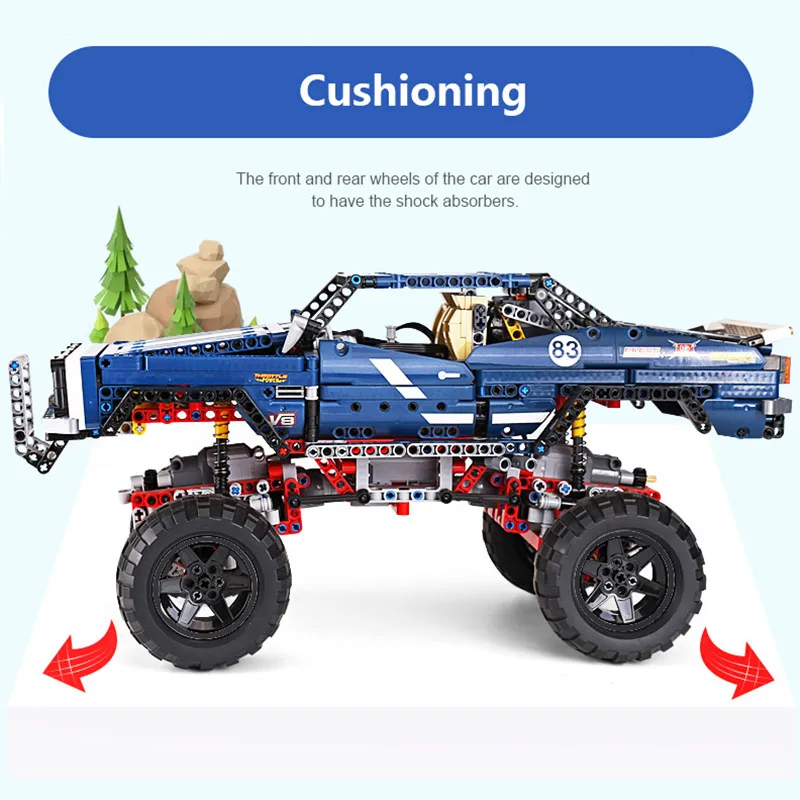20011 серия Technic совместима с 41999 классическим ограниченным тиражом внедорожных