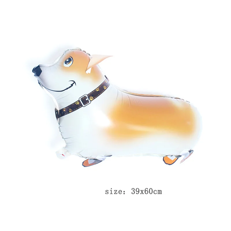Keji dog Смешанные воздушные шары с гелием в виде животных, милая кошка, собака, панда, динозавр, тигр, воздушные шары для домашних животных, украшения для вечеринки на день рождения для детей и взрослых - Цвет: Keji dog