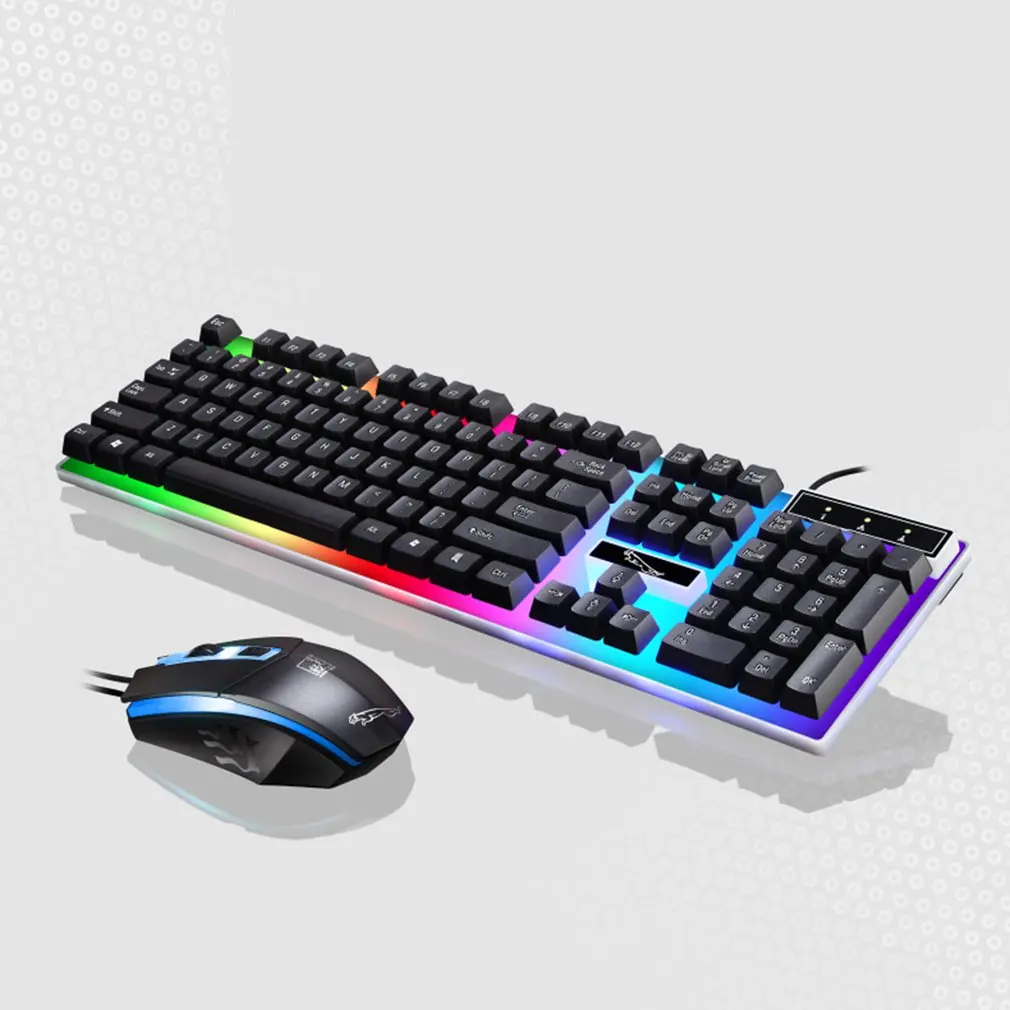 

Gtx300 Backlight Suspension Game Keyboard Mouse Mechanical Touch Keyboard Glow Keyboard And Mouse Set