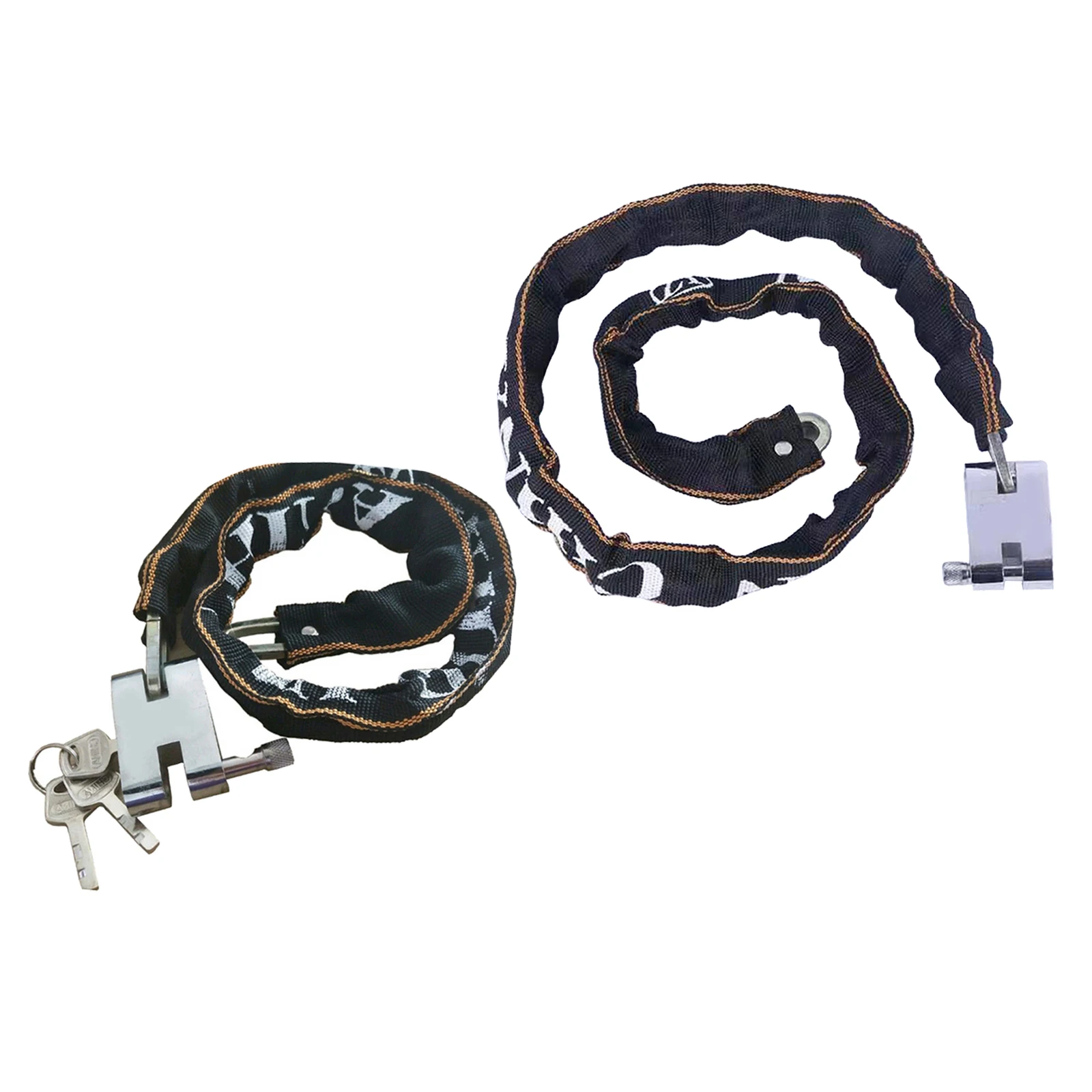 Anti-Theft Bike Chain Lock Steel Security Locks 80/110cm Fence Grill Link Lock
