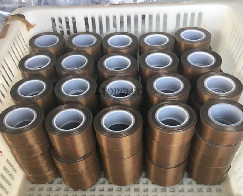 PTFE клейкая лента ткань термостойкая высокая температура 300 градусов. C вакуумная запайка 0,13 мм 10 м* 5 мм/8 мм/13 мм/19 мм/25 мм/38 мм