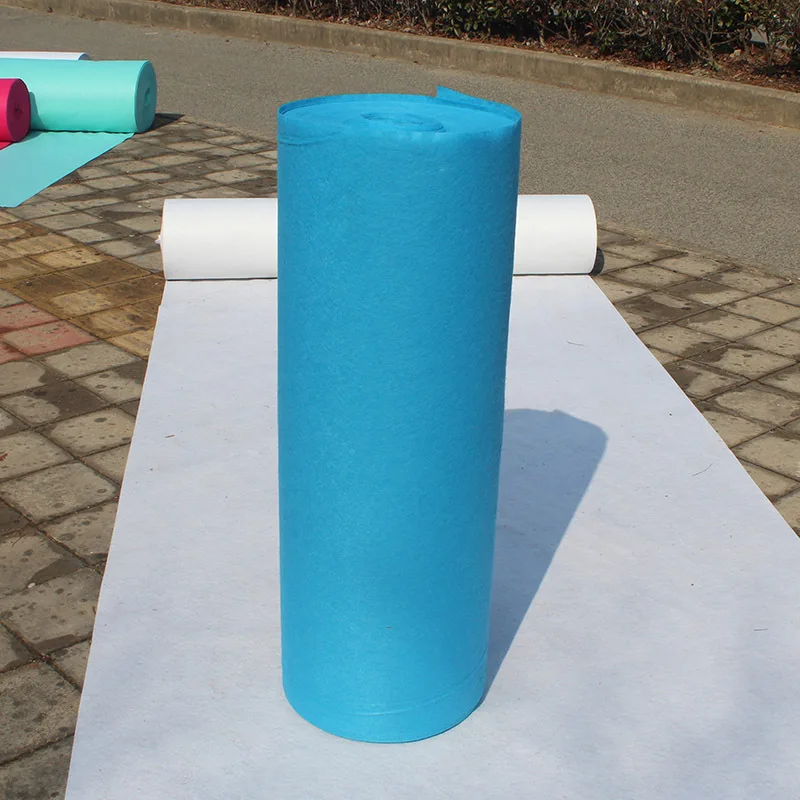 Suzhou Manufacturers Wholesale Blue Rug Disposable Marriage Non-woven Carpet Exhibition Opening Celebration Thick Rug