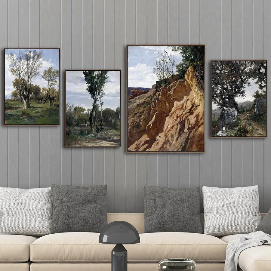

Spain Giclee Print Painting Core Customizable Haes Carlos Fernandez Hayes Landscape Tree Wooden Hanging Painting Heart