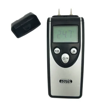 

Hot sale! Portable Green Backlight LCD wood moisture meter
