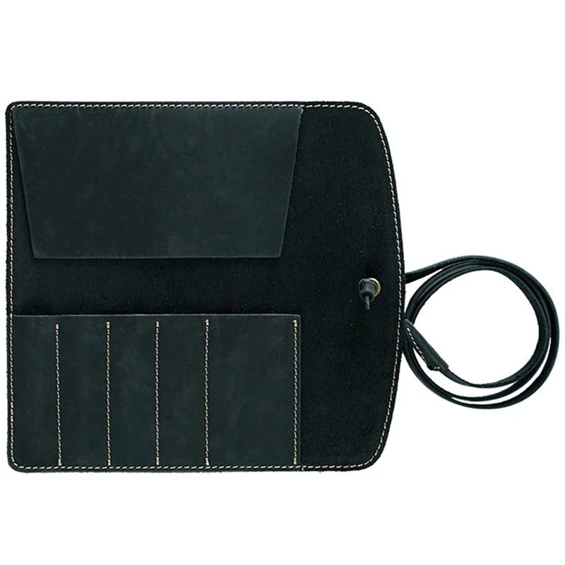 

Leather Pencil Case Pencil Holder Leather Fixed Bag Suitable for Students and Artists Pencil Bag School Office