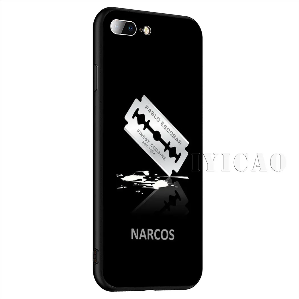 Мягкий чехол для телефона IYICAO Narcos tv Pablo escobar для iPhone XR X XS Max 6 6S 7 8 Plus 5 5S SE - Цвет: 11