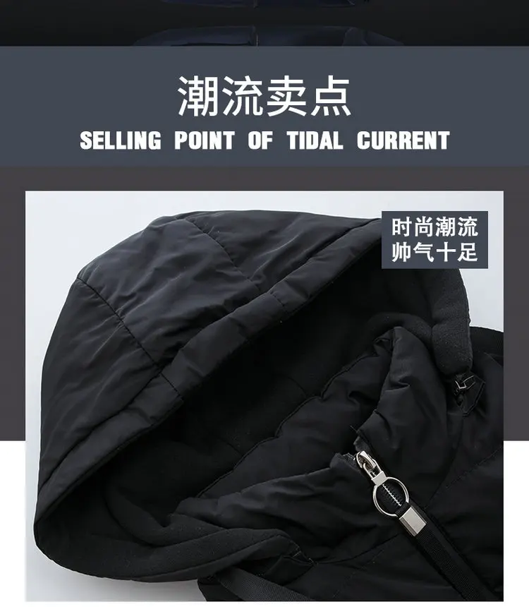 New Style Men Autumn And Winter plus Velvet plus Cotton Solid Color Casual Vest Coat Cotton-padded Jacket Vest Wish Supply
