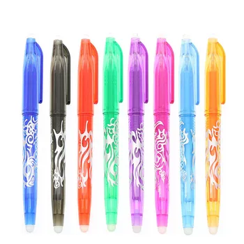

Creative Rainbow Magic Erasable Pen 8 Different Colors Can Be Marked Gel 0.5mm Bullet Refills Children'S Stationery 8pcs