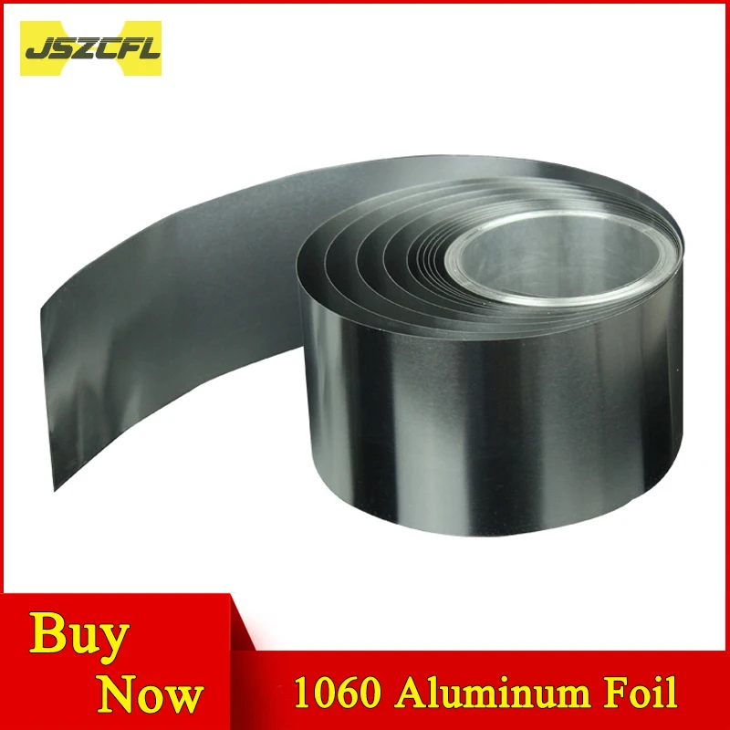 

1PC AL 1060 Aluminum Strip Aluminium Foil Thin Sheet Plate Thickness 0.2mm 0.3mm 0.4mm DIY Material Washer length 2M
