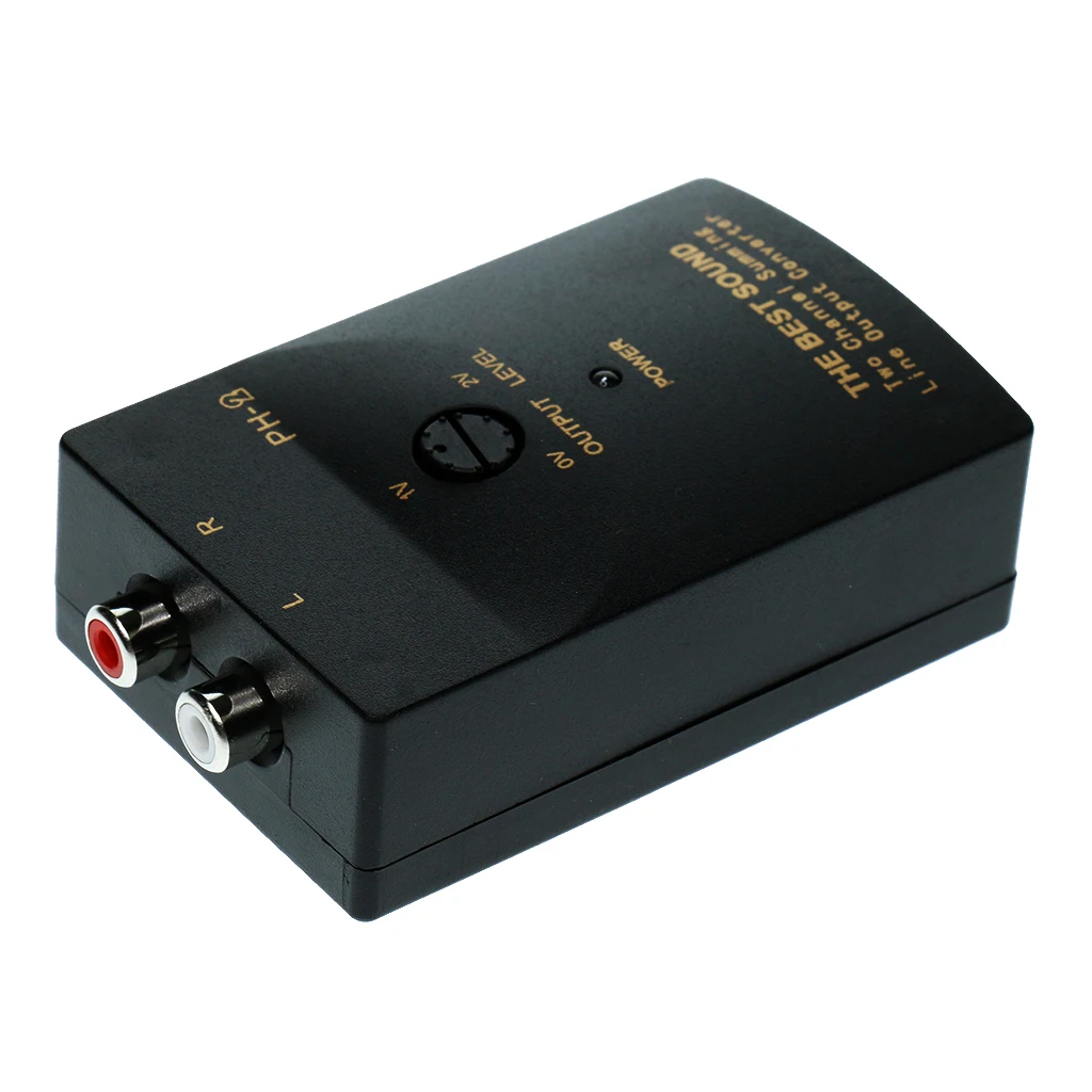 Replacement Audio RCA Speaker High To Low Output Converter w/ Adapter