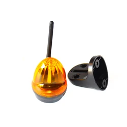 STKJ mini 12VDC to 265AC outdoor Antenna LED Alarm Light Strobe Flashing Emergency Warning Lamp wall mount for Gate Opener no