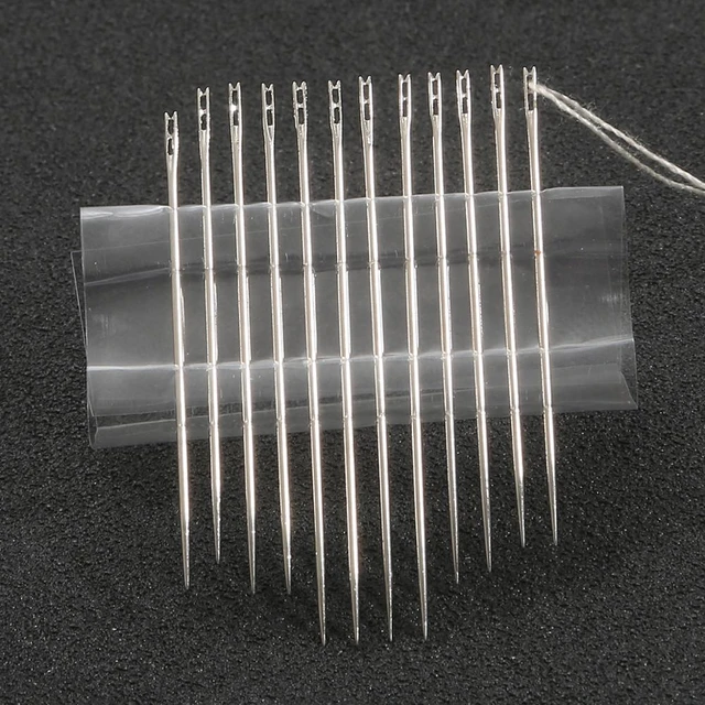 Blind Stainless Steel Needle Darning Hand Sewing Side Open