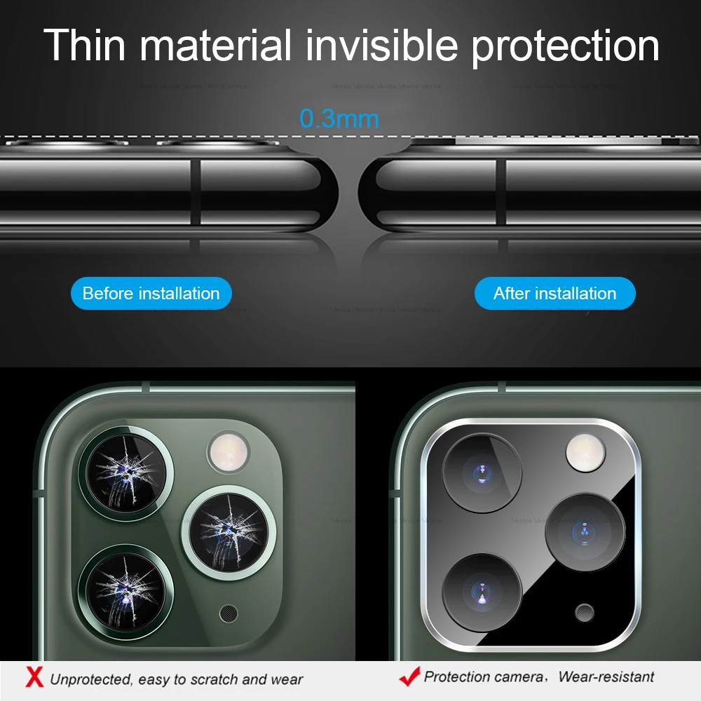 ГОРЯЧАЯ камера чехол кольцо круг для iphone 11 Pro Max титановый сплав чехлы для iphone XS Max XR X 10 задняя камера объектив протектор