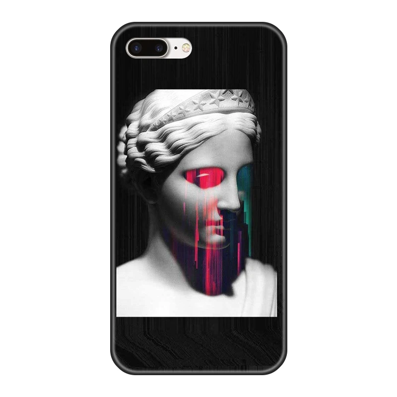 No.5 Мягкий силиконовый чехол из ТПУ для телефона Apple iPhone 6 S 6 S 7 8 X XR XS Max Medusa Art David Back чехол для iPhone 8 7 6 S 6 S Plus - Цвет: No.5