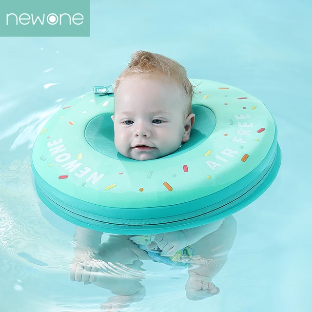 Mambobaby Baby Neck Float Infant Swimming Ring Newborn Non-inflatable Buoy Toddler Swimming Circle Tub Pool  Accessories Toys 2