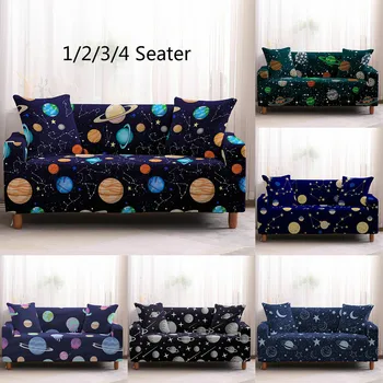 

Planetary universe Elastic Sofa Cover Cushion Tight Wrap Stretch Sectional Sofa Cover Protector Slip-resistant for 1-4 Seaters