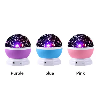 

Bluetooth Audio LED Projector Star Moon Night Light Sky Rotating Battery Operated Nightlight Lamp For Children Bedroom Gifts