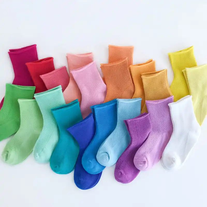 キャンディーカラーのベビーソックスキッズガールズかわいいメッシュ靴下子供少年ファッション靴下春夏秋ベビー服アクセサリー 靴下 Aliexpress