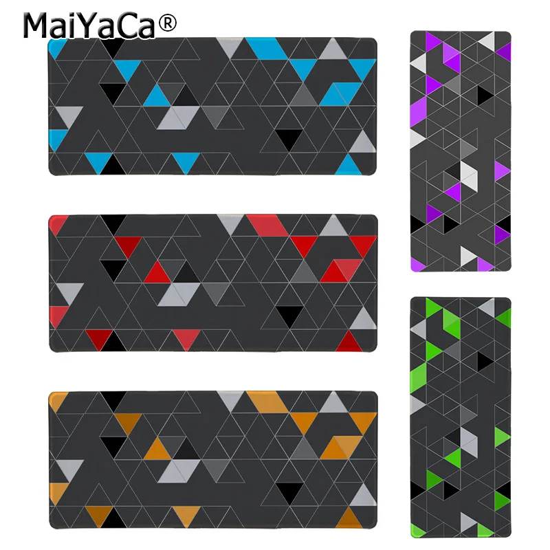 

Maiya High Quality geometric triangle pattern Keyboards Mat Rubber Gaming mousepad Desk Mat Rubber Computer Gaming mousepad