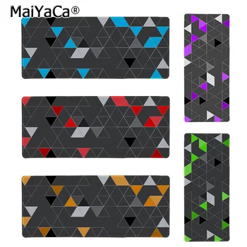 

Maiya High Quality geometric triangle pattern Keyboards Mat Rubber Gaming mousepad Desk Mat Rubber Computer Gaming mousepad