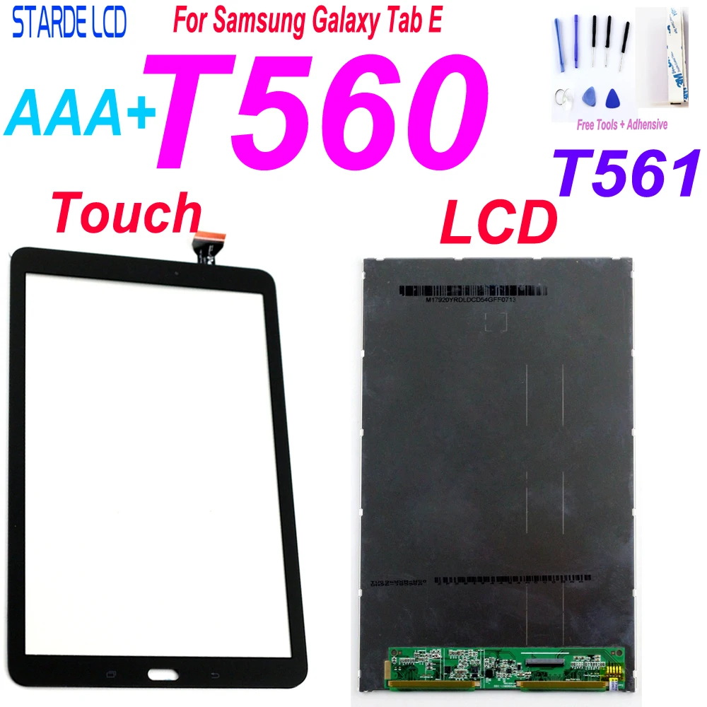 ЖК-дисплей с сенсорным экраном для Samsung Galaxy Tab E SM-T560 T560 T561 | Компьютеры и офис