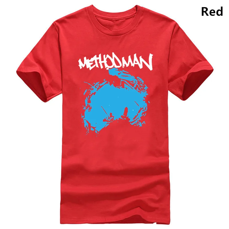 red Wu Wear Herren Method Man Tee T-Shirt - Цвет: red