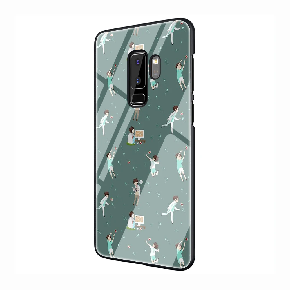 EWAU Oikawa Tooru Haikyuu! Чехол из закаленного стекла для телефона для samsung S7, 8, 9, 10, 8, 9, 10, плюс A10 20 30 40 50 60 70 - Цвет: G4