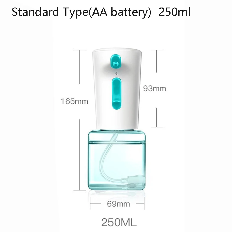 standard 250ml Lebath ключ-контролируемый Тип Дозатор Мыла Бесконтактный Датчик пены автоматический дозатор мыла гибкое количество пены - Цвет: standard 250ml