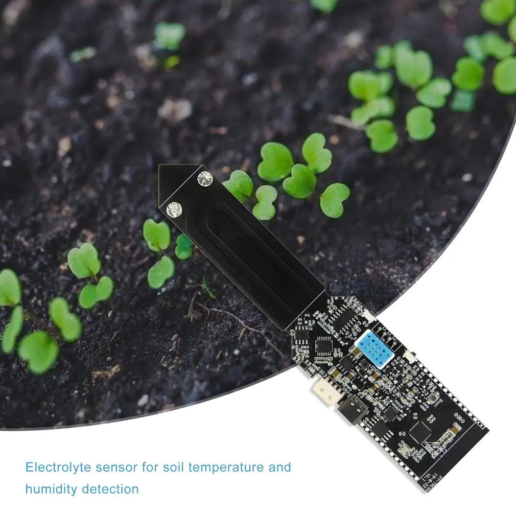 T-Higrow ESP32 WiFi и батарея и DHT12 температура почвы и влажность фотометрический электролитический датчик