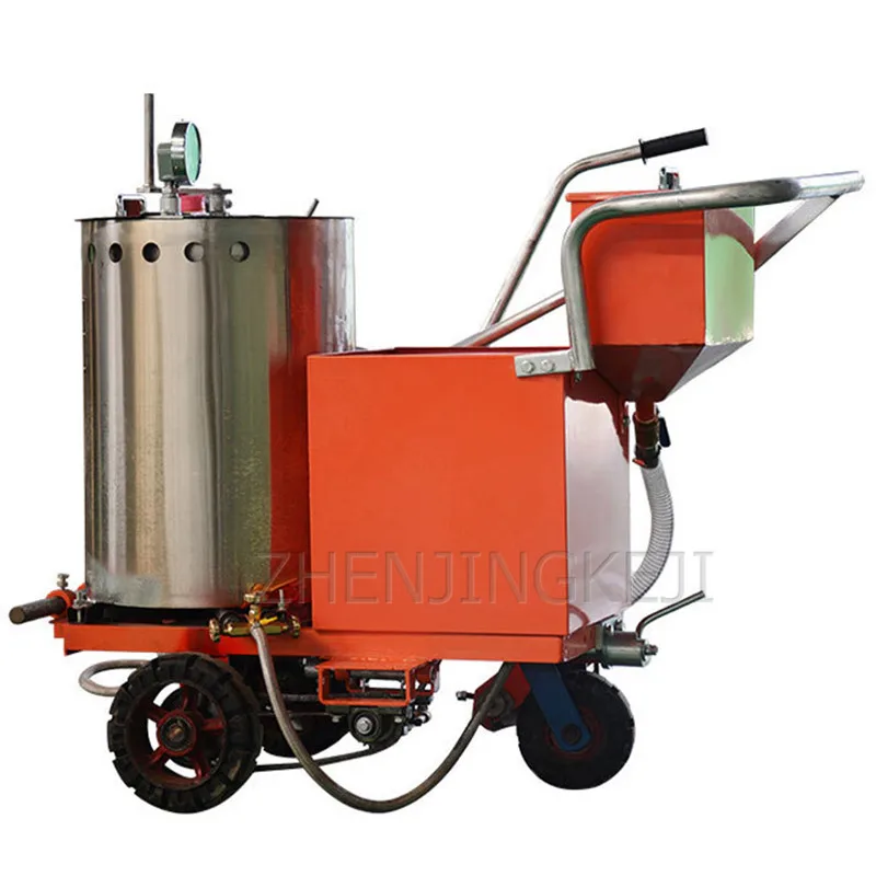 

5.5KW Highway Hot Melt Heating Marking Machine Draw A Line Community School Parking Space Dividing Line Road Marking Equipment