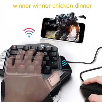 

GameSir Z1 BattleDock Gaming Kailh Keypads for AoV Mobile Legends Pubg FPS game Cherry MX Blue mechanical keyboard PK Gamesir X1