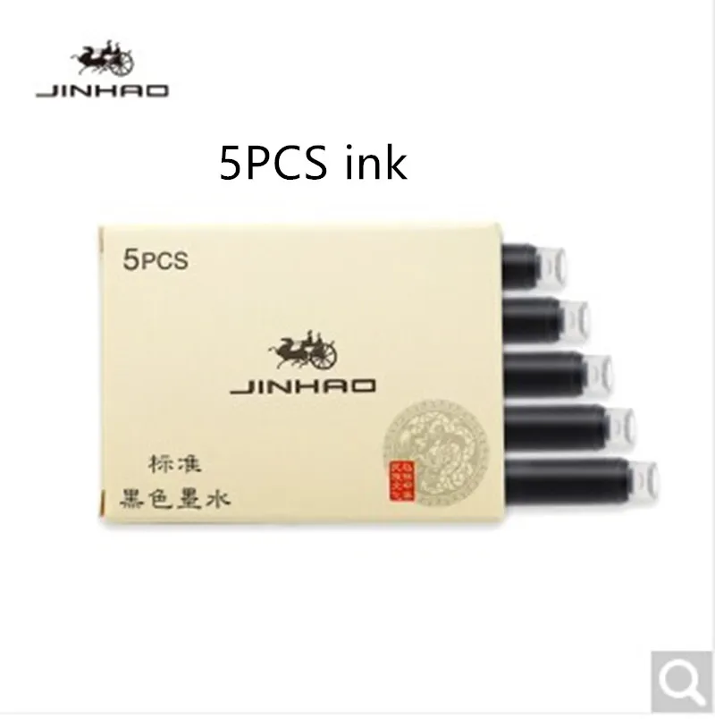 Jinhao 996 роскошная мужская авторучка бизнес-Студенческая 0,5 мм дополнительный тонкий наконечник каллиграфия школьные офисные принадлежности пишущий инструмент - Цвет: W