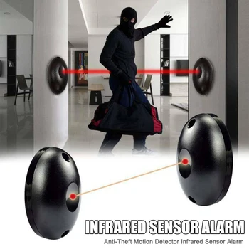 

Anti-Theft Motion Detector Infrared Sensor Alarm Security for Home Office Warehouse LHB99