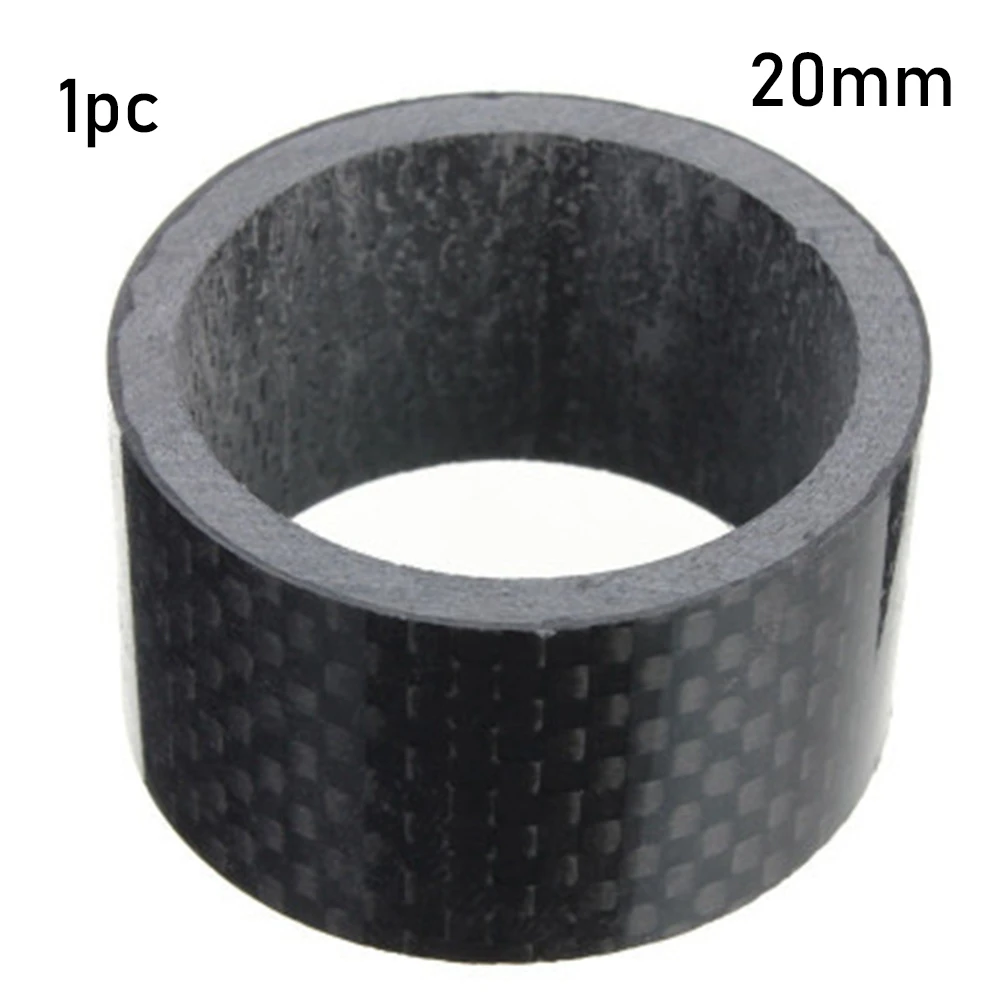 20mm-1pc 1/5 шт. 1 1/" 3 мм 5 мм 10 мм 15 мм 20 мм углеродная волоконная шайба для велосипедной гарнитуры набор разделителей для велосипеда ремонт деталей велосипеда - Цвет: 20mm-1pc