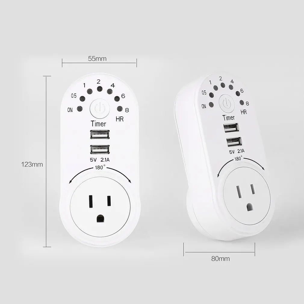 220 В переключатель таймера мини USB 5 В 2.1A адаптер розетка штепсельная вилка обратного отсчета энергосберегающий электронный регулятор времени