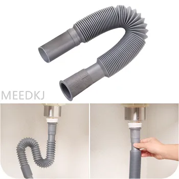 

1pcs retractable basin drain pipe, wash basin drain pipe, extended deodorant basin, extended hose water pipe