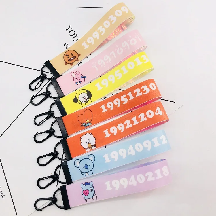 V jungkook jimin rm suga jh jin kpop мультфильм лазерное Имя Подвески, брелоки в подарок