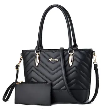 

Women Shoulder Bag Girls Fashion Famous Design Leather Big Casual Tote High Quality Hasp Casual European and American style