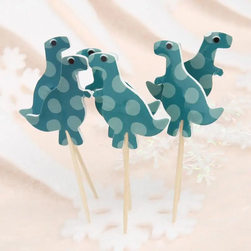 24 шт./компл. и изображением динозавра Baby Shower поставки День рождения детей
