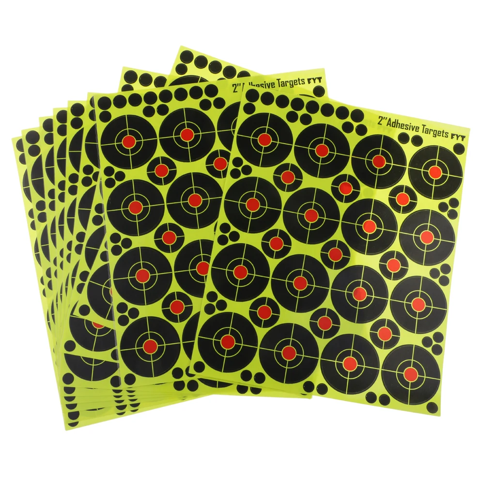 160pcs 2'' Self Adhesive Splatter& Reactive Shooting Targets