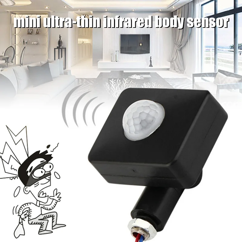 Mini Infrared Sensor 110-240V PIR Sensors Detector 180 Degree Up and Down Rotation SP99 Mini Infrared Sensor 110-240V PIR Sensors Detector 180 Degree Up and Down Rotation SP99