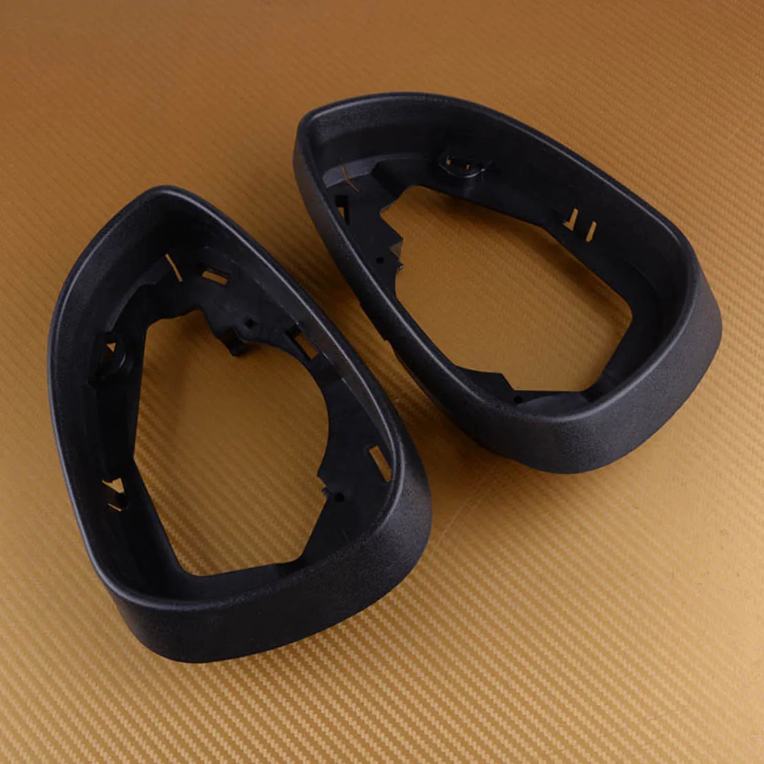Beler 2Pcs Porta Ala Vista Posteriore Della Copertura Dello Specchio Trim Telaio Misura Per Ford Fiesta Mk7 2009 2010 2011 2012 2013 2014 2015 2016 20