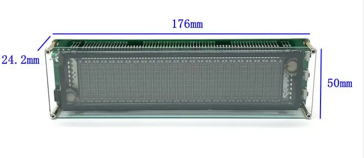 LINK1 VFD Музыка Аудио индикатор спектра/аудио VU метр/усилитель доска уровень/точные часы/регулируемый режим АРУ