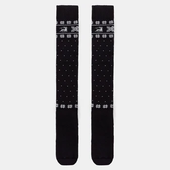 

Women's terry knee-highs, black, size 25