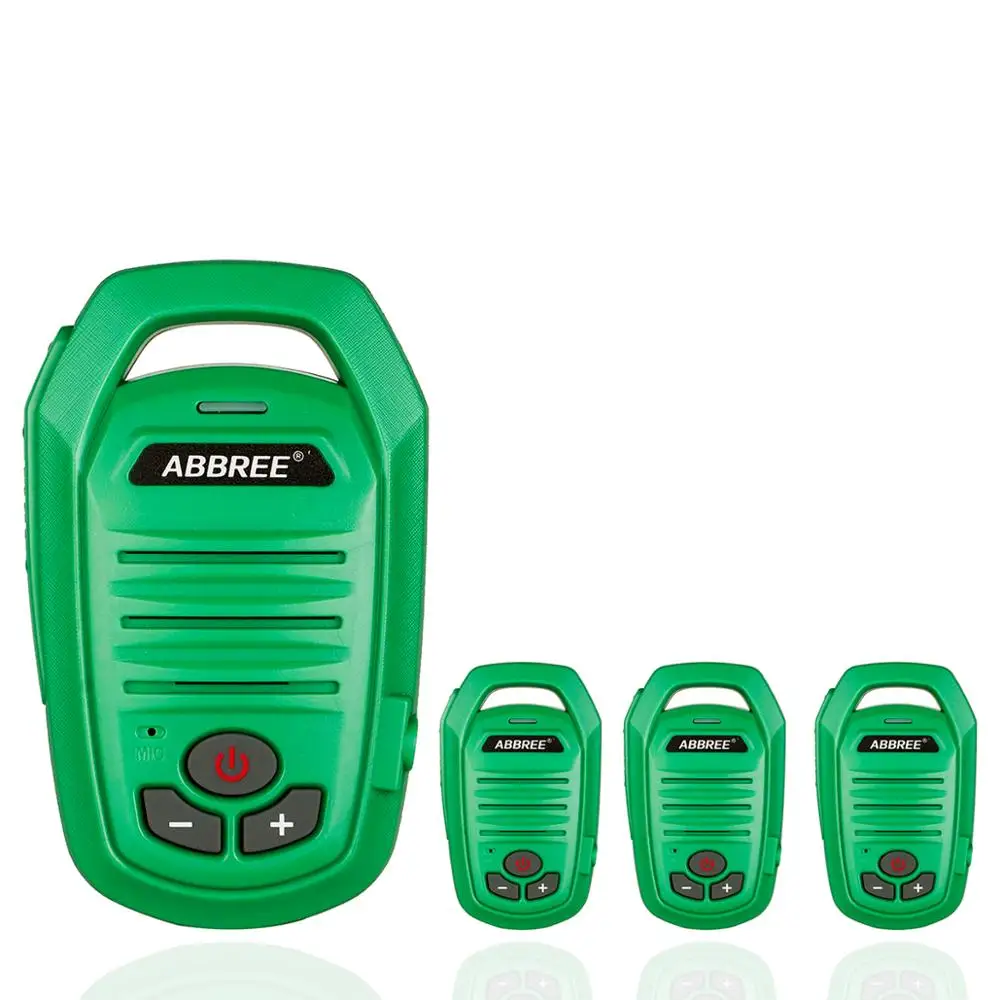 Портативная рация Abbree AR-639 Mini FRS 4 шт. Бесплатная лицензия VOX детский двухсторонний