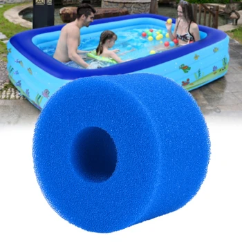

1/5pcs Reusable Washable Swimming Pool Filter Foam Sponge Cartridge Foam Suitable Bubble Jetted Pure SPA Intex S1 10.8x4x7.3cm