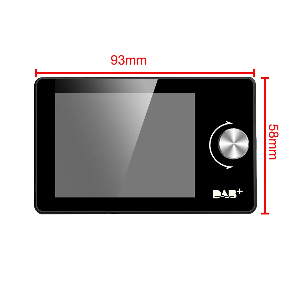 Мини DAB радио приемник 2," цветной дисплей Bluetooth FM передатчик DAB тюнер поддержка вызова+ AUX IN/OUT+ U диск/TF карта воспроизведения 64G