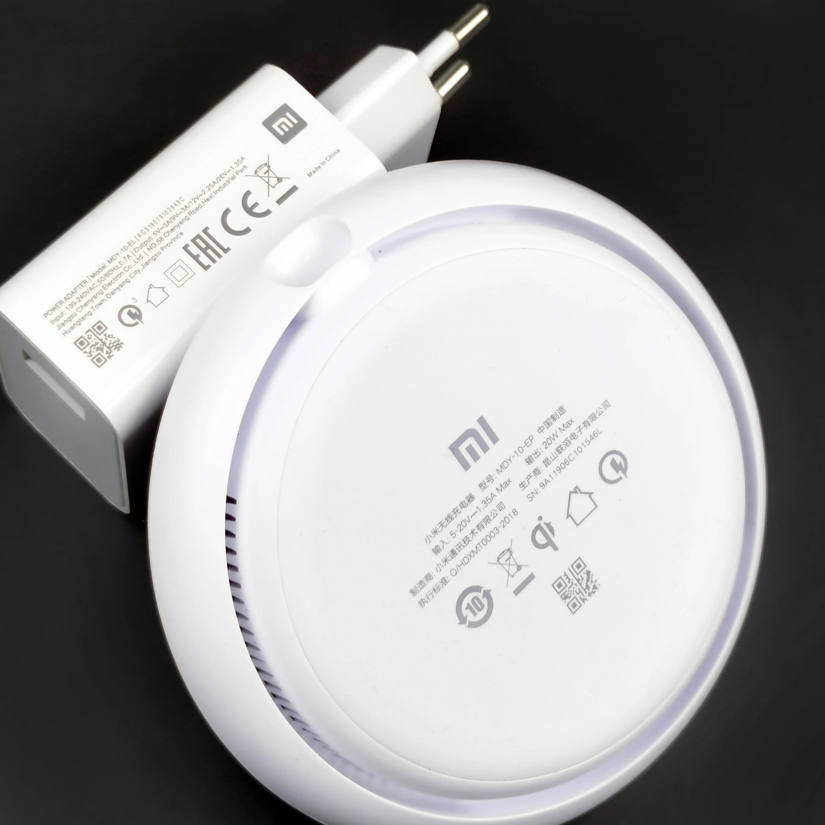 Беспроводное зарядное устройство XiaoMi Smart QI EP Mi 9 9T Pro быстрая зарядка usb type c адаптер