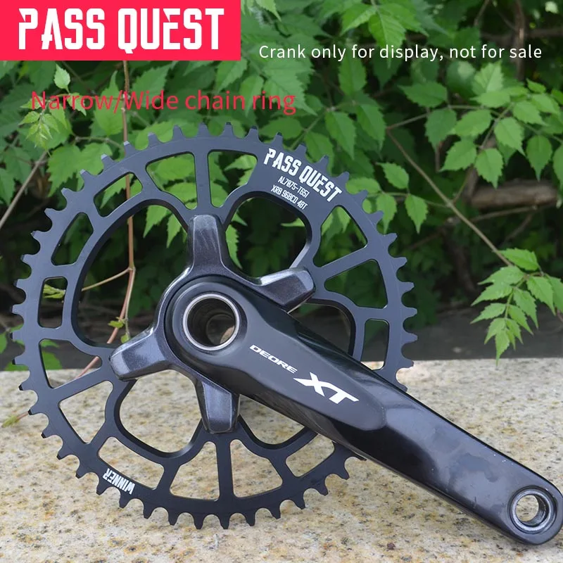 

PASS QUEST 96BCD MTB Narrow Wide Chainring/Chain Ring 34T/36T/38T/40T/42T/44T/46T/48T Bike Bicycle deore xt Chainwheel Crankset